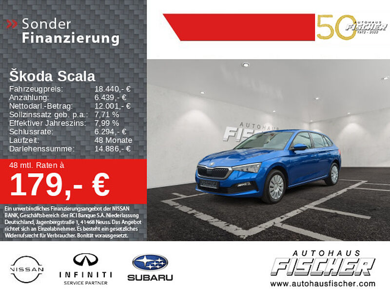 SKODA Scala 1.0 Ambition LED SmartLink Sitzheizung Touchscreen