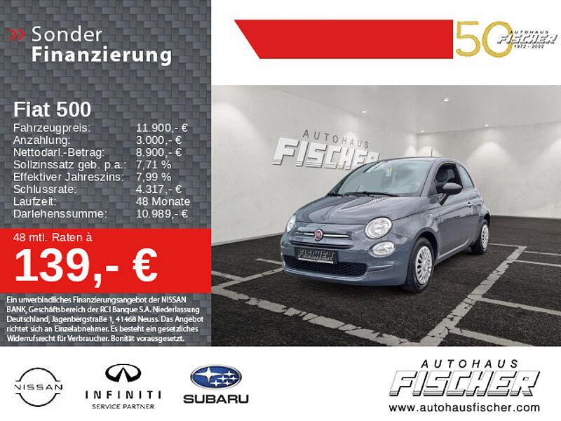 Fiat 500 Lim. 1.0 Mild Hybrid Pop U-Connect Klimaanlage