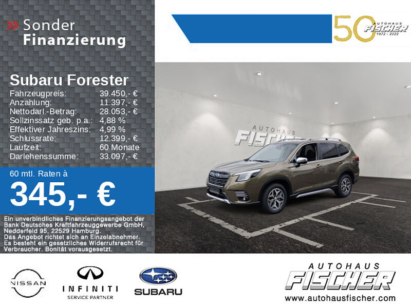 Subaru Forester 2.0ie Comfort Automatik Allrad Navi LED Kamera Tempomat