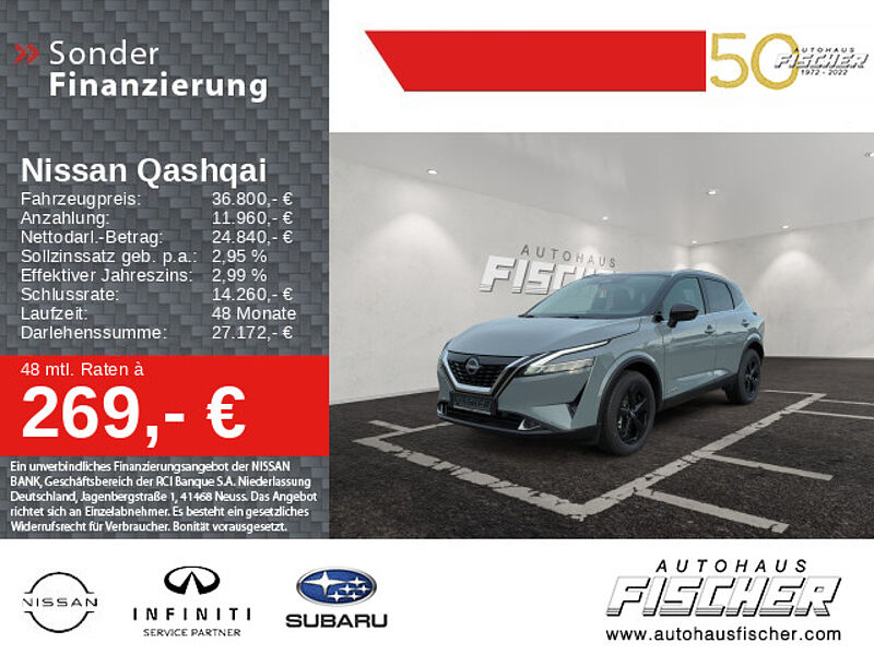 Nissan Qashqai e-Power Black Edition PanoDach HUD Navi 360°-Kamera