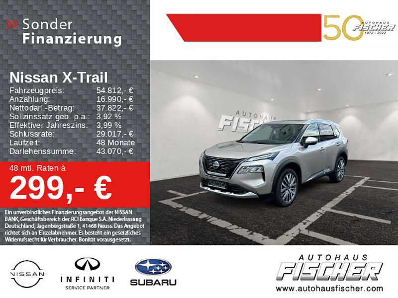 Nissan X-Trail e-Power Tekna+ 4x4 Leder Bose Glasdach 20'Räder