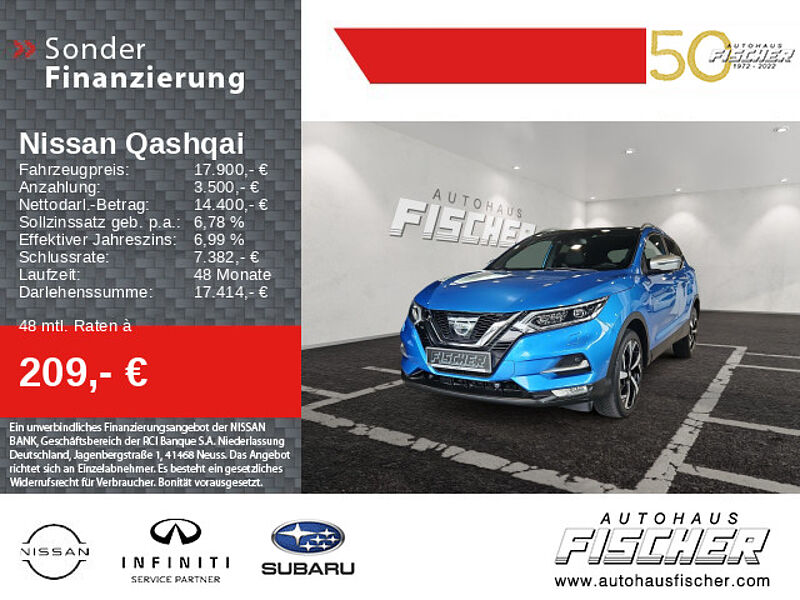 Nissan Qashqai 1.6 Tekna+ HAGELSCHADEN Standheizung Allwetter