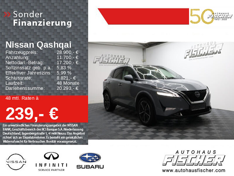 Nissan Qashqai 1.3 Tekna Design-Paket LED Navi Sitzheizung